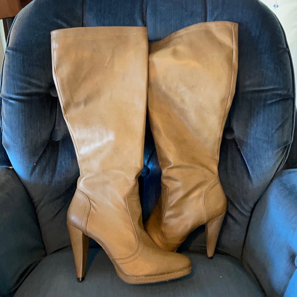 Light Brown Knee High Boot